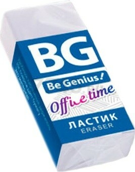 Ластик BG Office Time термопластичная резина 50х24х10 мм (LWOT_M 6323)